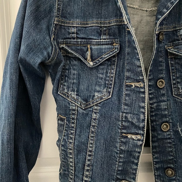 Dark Wash Jean Jacket - Picture 4 of 5